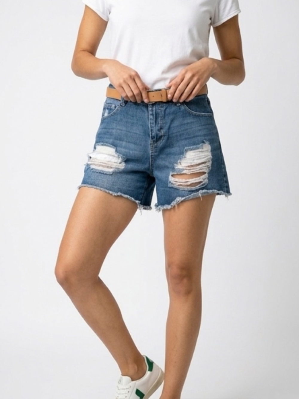 Umgee High Rise Denim Shorts - Size 33 Waist